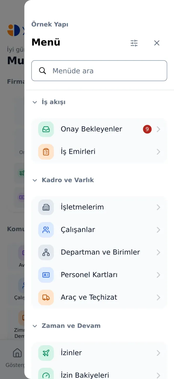 Tüm modüller
